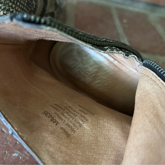 Madewell the Rosie Ankle Boot in Snake Embossed Leather Sz 9 - Picture 12 of 12
